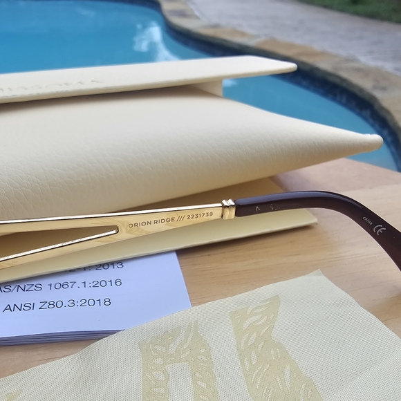 NWT LE SPECS X MISSOMA Orion Ridge LMI2231728 Burgundy Square Sunglasses - Picture 11 of 12